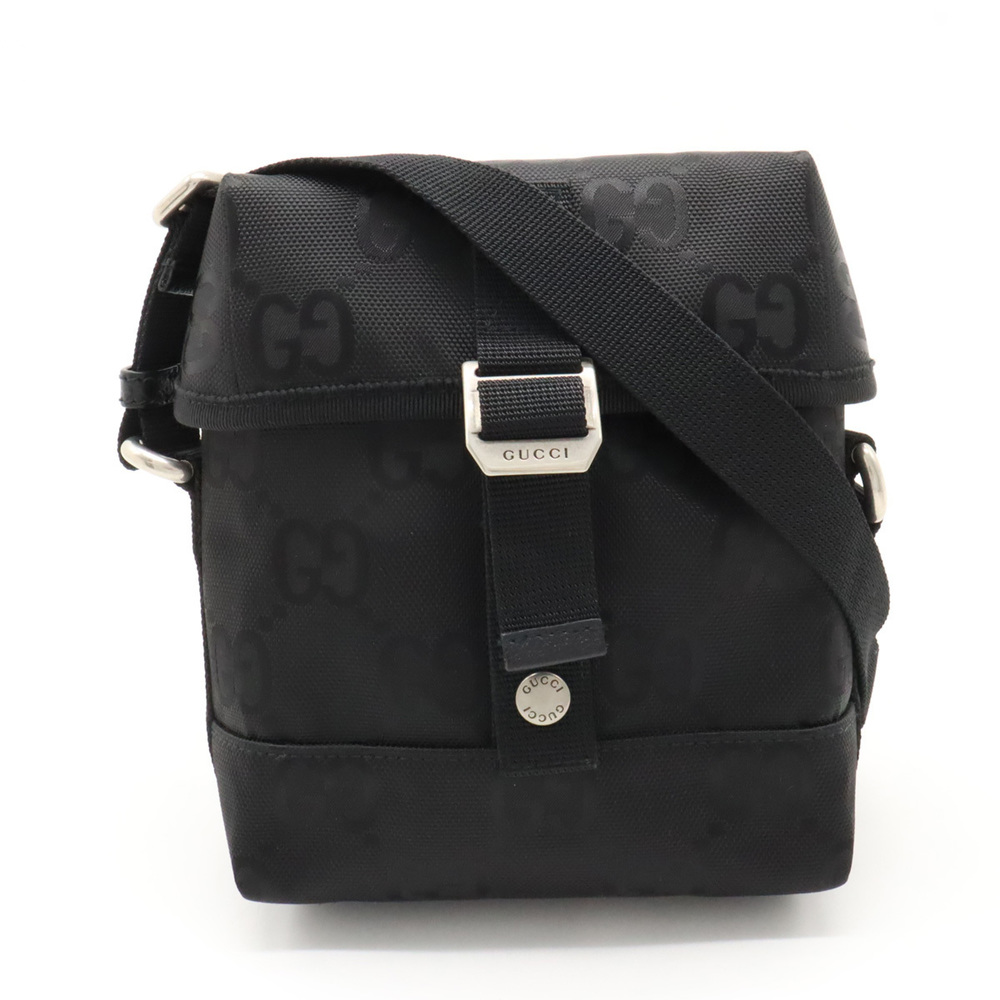 GUCCI Off The Grid Messenger Bag Shoulder Bag Nylon Black